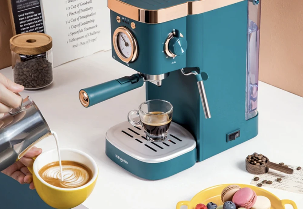 espresso machine with steaming wand