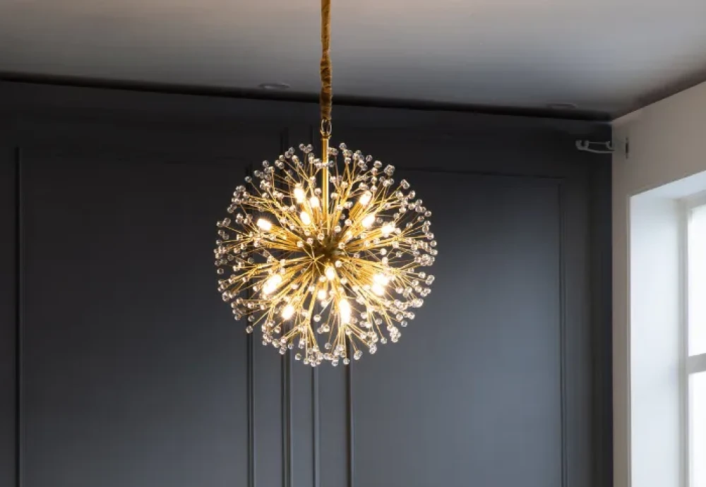 crystal ball chandelier